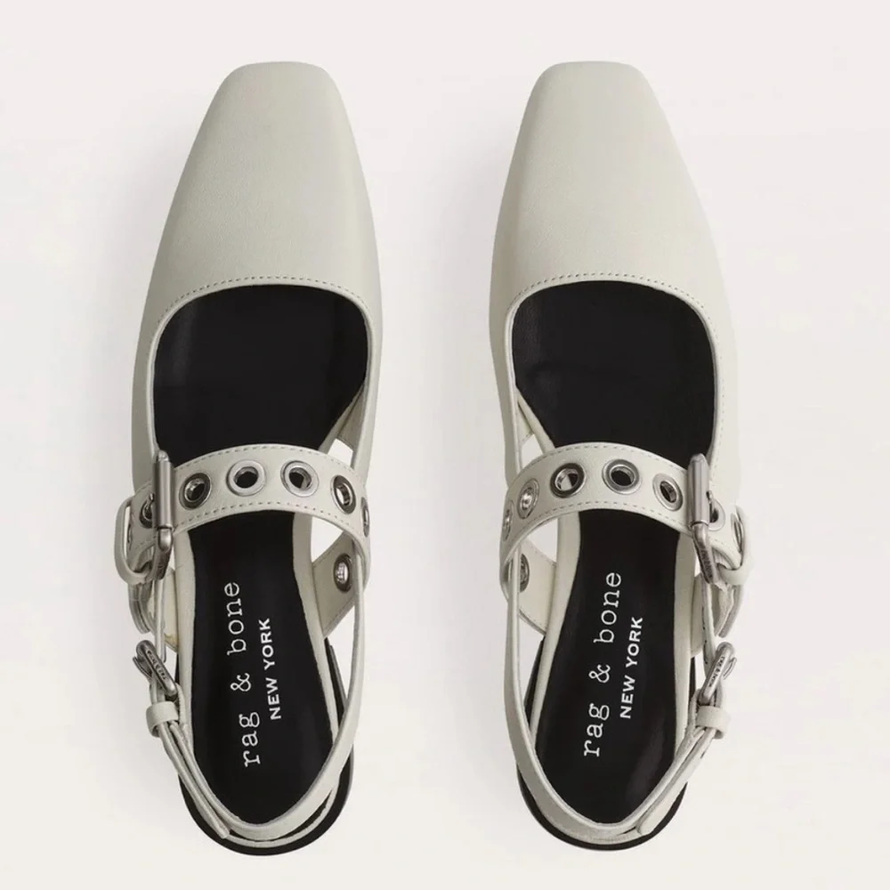 Rag & Bone Moto Astra Slingback Flats - Picture 3 of 11